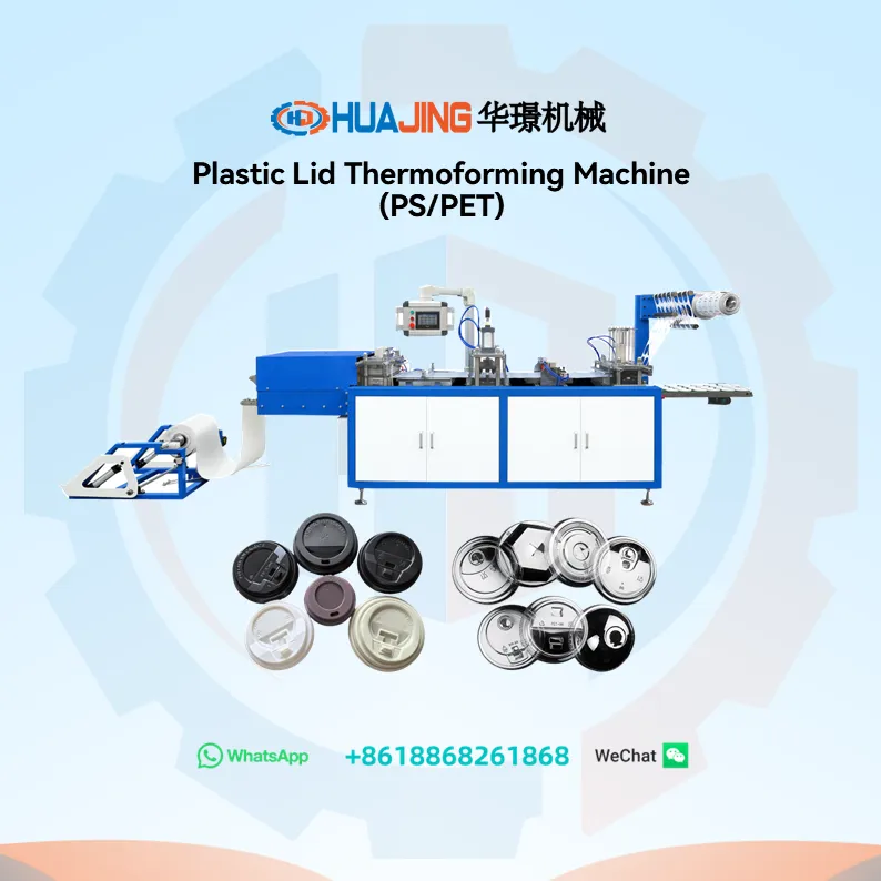 PS/PET Lid Thermoforming Machine